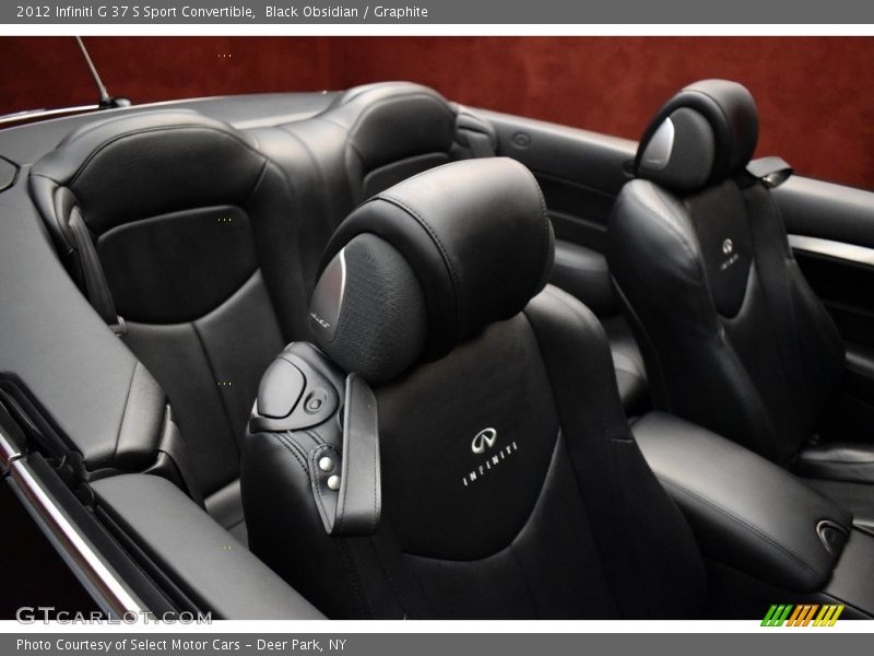 Black Obsidian / Graphite 2012 Infiniti G 37 S Sport Convertible