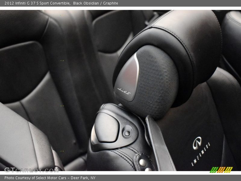 Black Obsidian / Graphite 2012 Infiniti G 37 S Sport Convertible