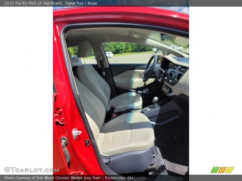 Signal Red / Beige 2012 Kia Rio Rio5 LX Hatchback
