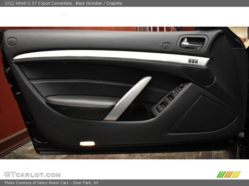 Black Obsidian / Graphite 2012 Infiniti G 37 S Sport Convertible