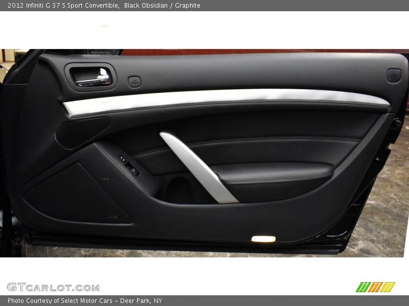 Black Obsidian / Graphite 2012 Infiniti G 37 S Sport Convertible