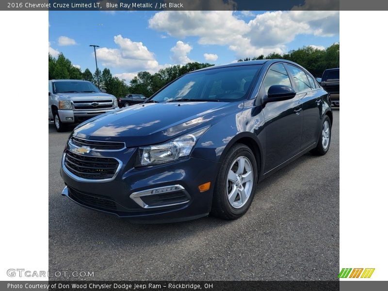 Blue Ray Metallic / Jet Black 2016 Chevrolet Cruze Limited LT