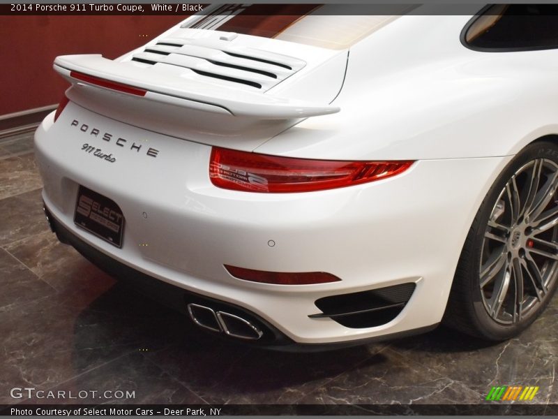 White / Black 2014 Porsche 911 Turbo Coupe