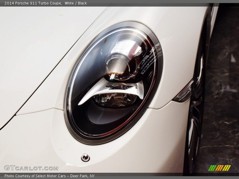 White / Black 2014 Porsche 911 Turbo Coupe