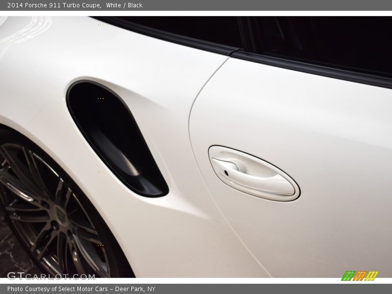White / Black 2014 Porsche 911 Turbo Coupe