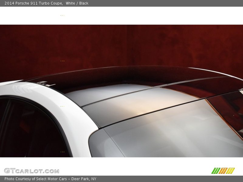 White / Black 2014 Porsche 911 Turbo Coupe