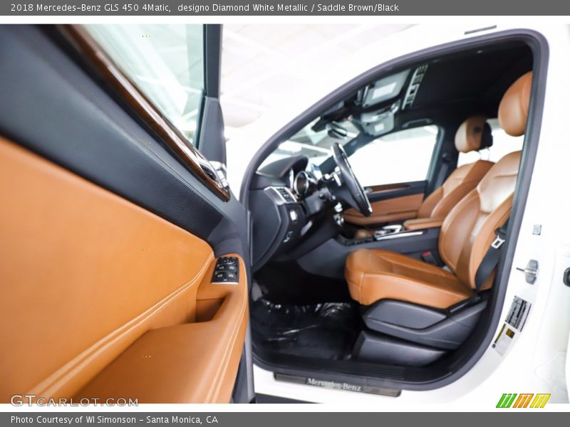  2018 GLS 450 4Matic Saddle Brown/Black Interior