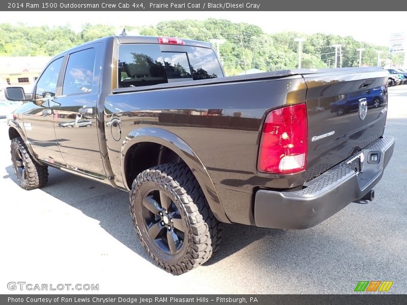 Prairie Pearl Coat / Black/Diesel Gray 2014 Ram 1500 Outdoorsman Crew Cab 4x4