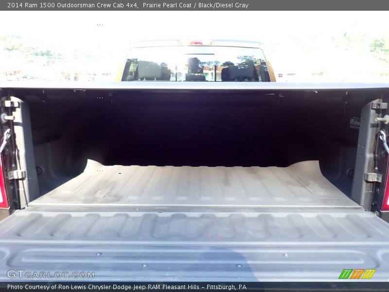 Prairie Pearl Coat / Black/Diesel Gray 2014 Ram 1500 Outdoorsman Crew Cab 4x4