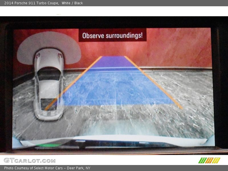 White / Black 2014 Porsche 911 Turbo Coupe