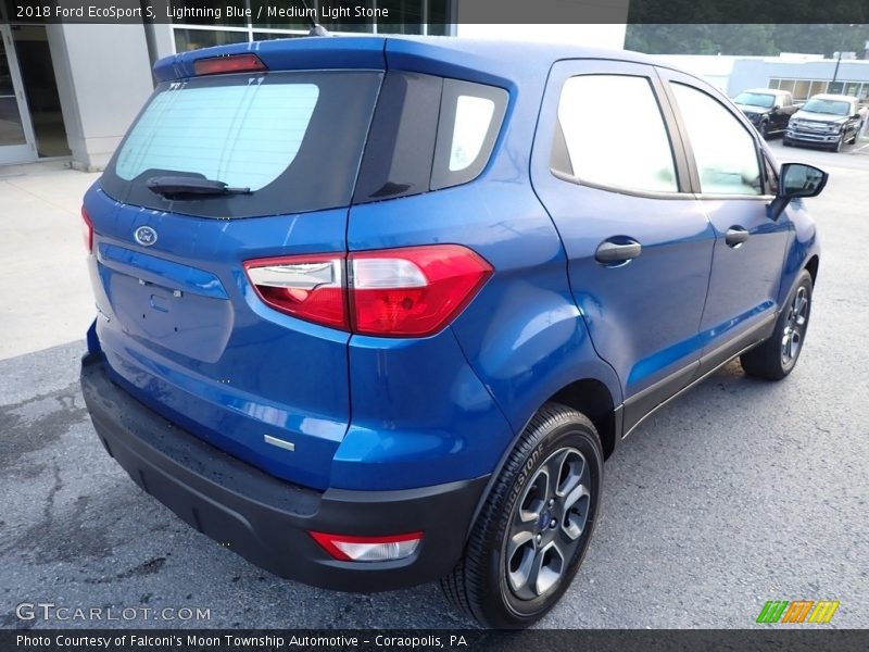 Lightning Blue / Medium Light Stone 2018 Ford EcoSport S
