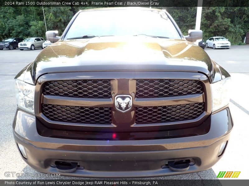 Prairie Pearl Coat / Black/Diesel Gray 2014 Ram 1500 Outdoorsman Crew Cab 4x4