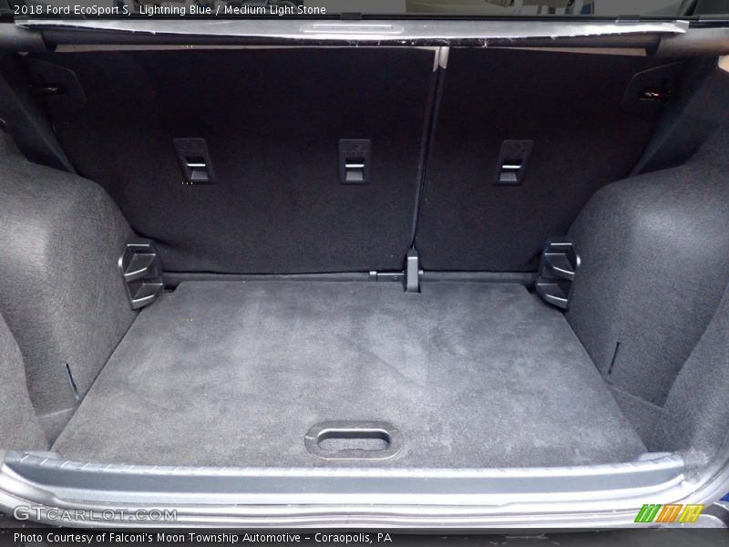 Lightning Blue / Medium Light Stone 2018 Ford EcoSport S
