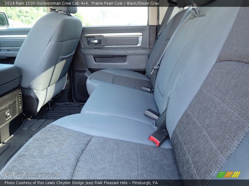 Prairie Pearl Coat / Black/Diesel Gray 2014 Ram 1500 Outdoorsman Crew Cab 4x4