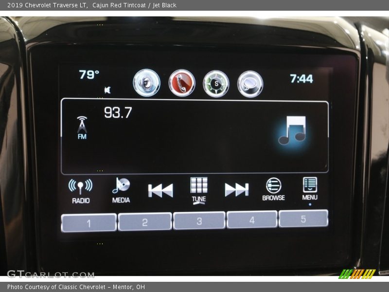 Cajun Red Tintcoat / Jet Black 2019 Chevrolet Traverse LT