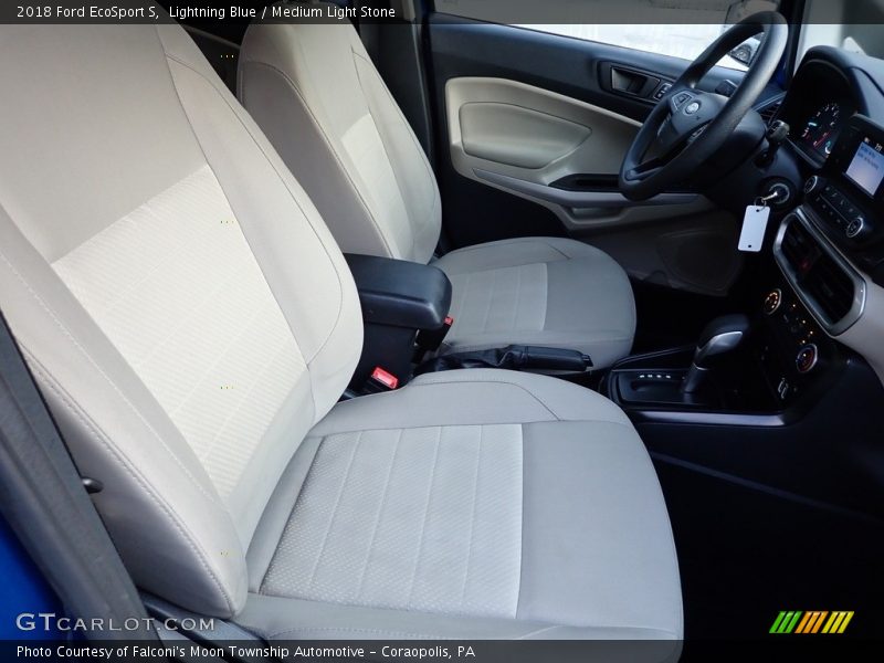 Lightning Blue / Medium Light Stone 2018 Ford EcoSport S