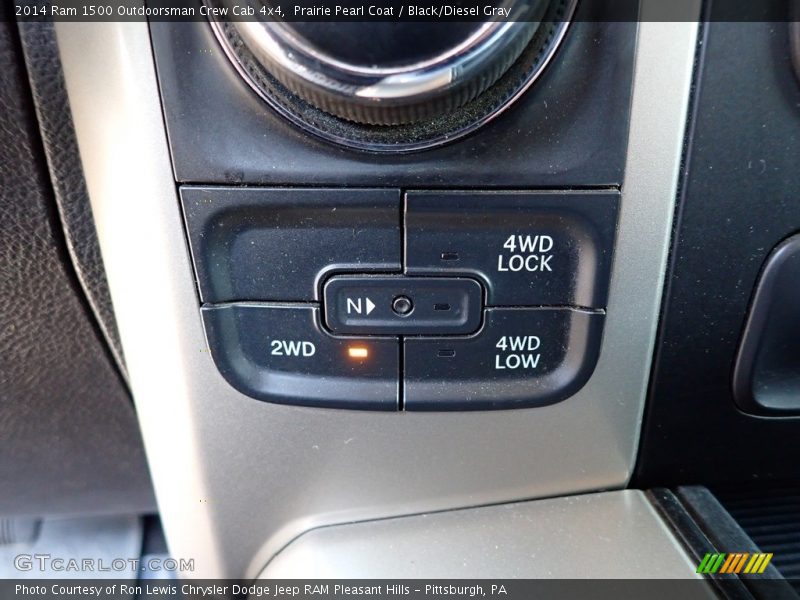 Prairie Pearl Coat / Black/Diesel Gray 2014 Ram 1500 Outdoorsman Crew Cab 4x4