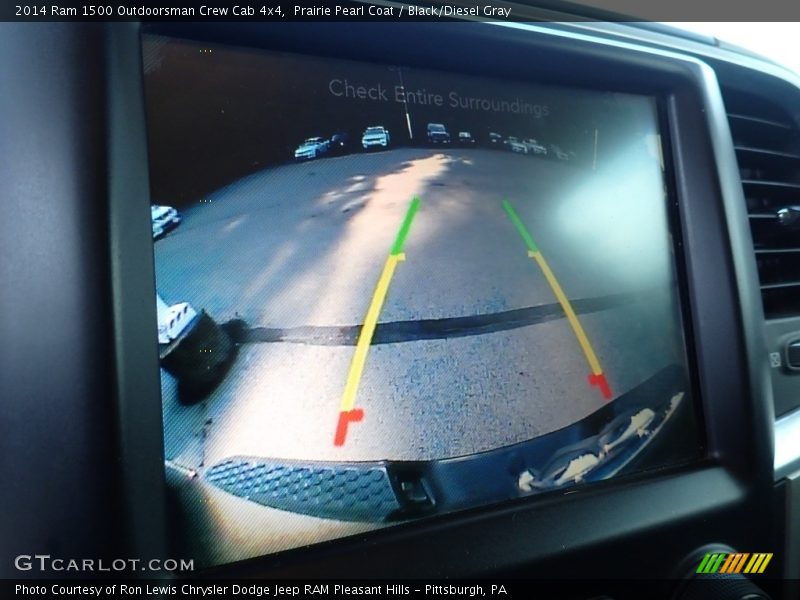 Prairie Pearl Coat / Black/Diesel Gray 2014 Ram 1500 Outdoorsman Crew Cab 4x4