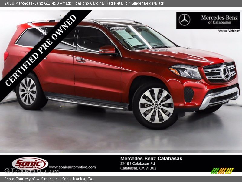 Dealer Info of 2018 GLS 450 4Matic