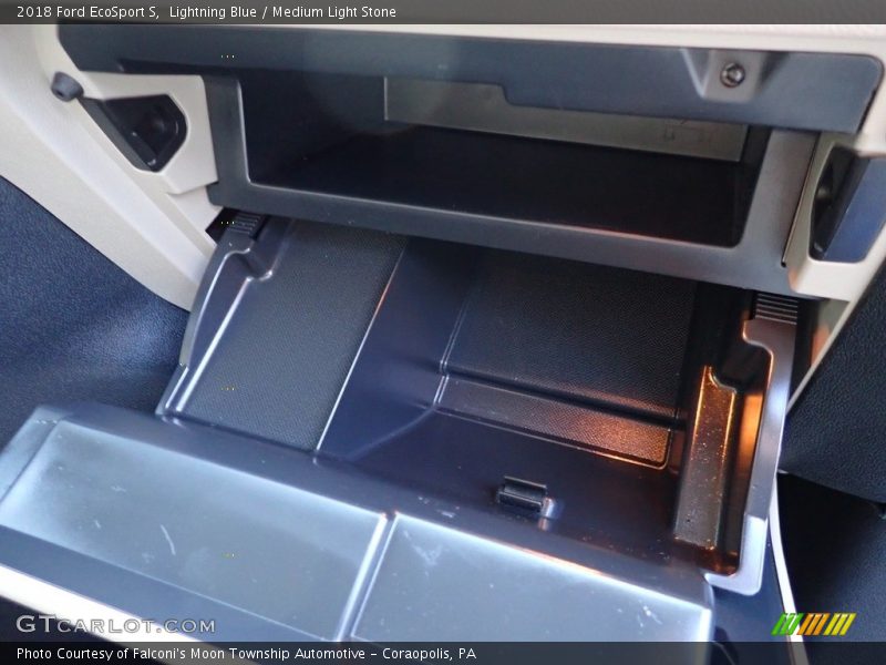 Lightning Blue / Medium Light Stone 2018 Ford EcoSport S