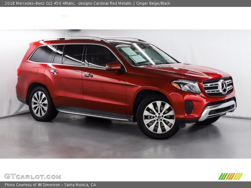 Front 3/4 View of 2018 GLS 450 4Matic