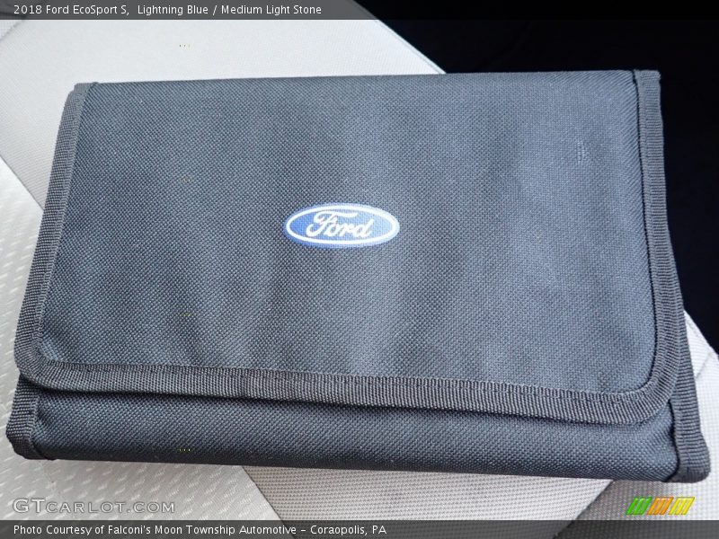 Lightning Blue / Medium Light Stone 2018 Ford EcoSport S