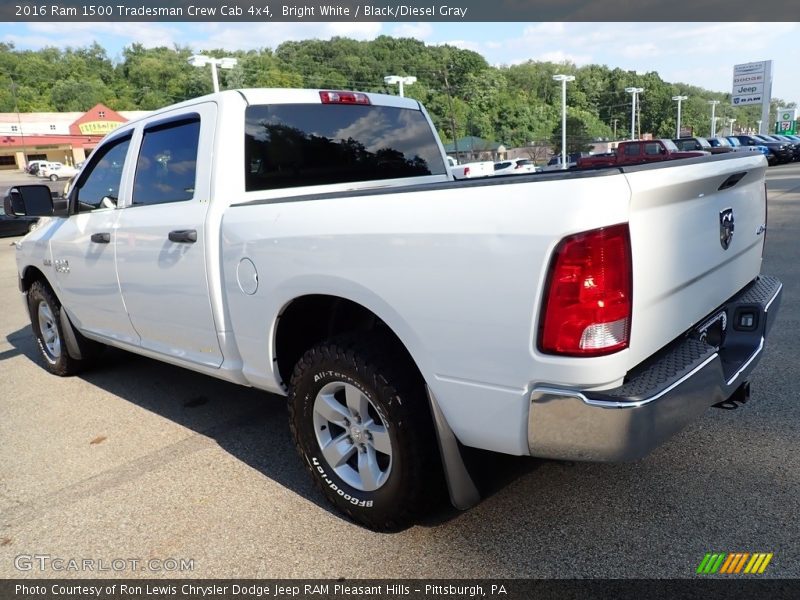 Bright White / Black/Diesel Gray 2016 Ram 1500 Tradesman Crew Cab 4x4