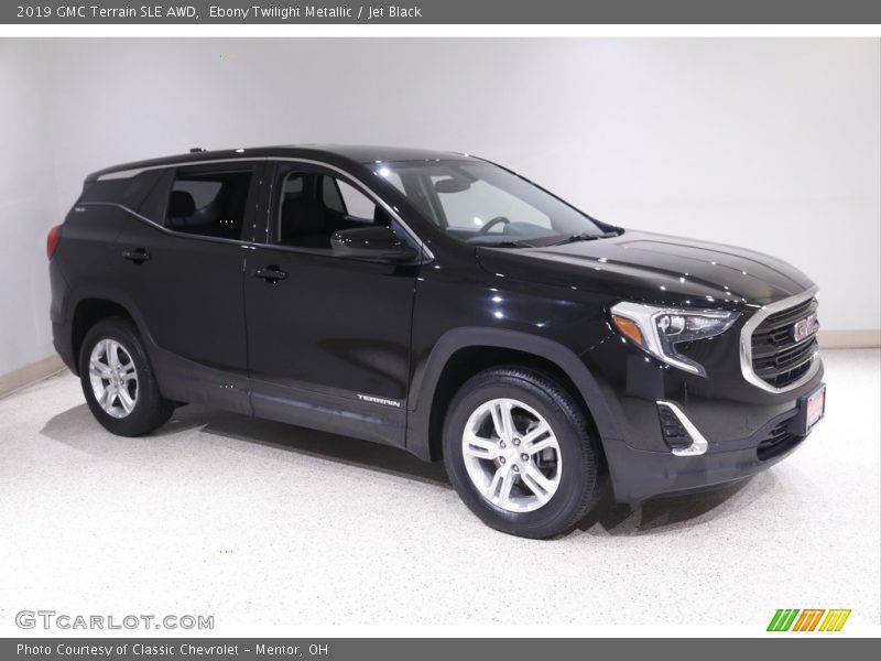 Ebony Twilight Metallic / Jet Black 2019 GMC Terrain SLE AWD