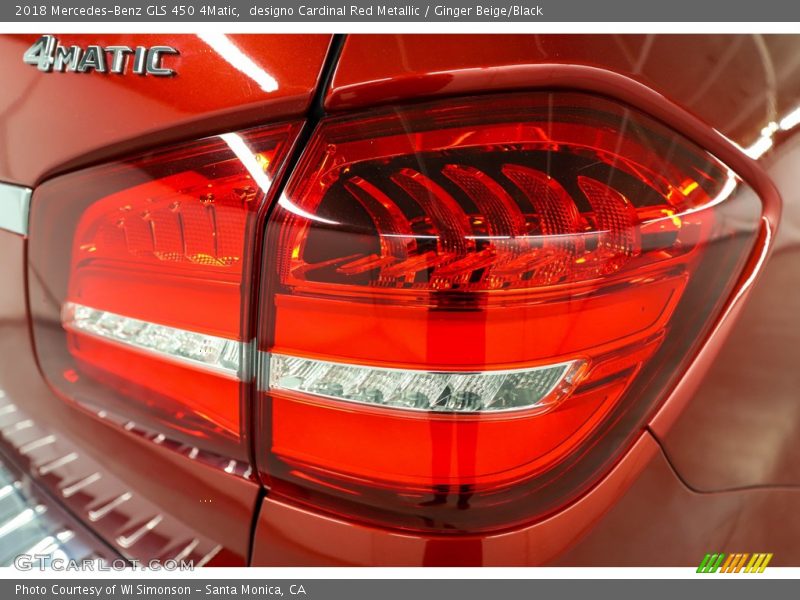designo Cardinal Red Metallic / Ginger Beige/Black 2018 Mercedes-Benz GLS 450 4Matic
