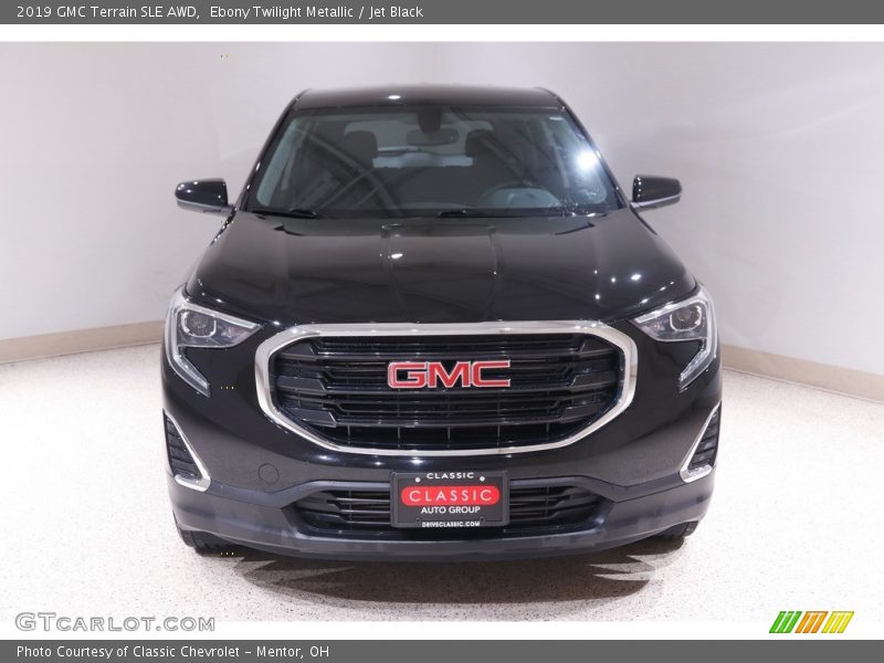 Ebony Twilight Metallic / Jet Black 2019 GMC Terrain SLE AWD
