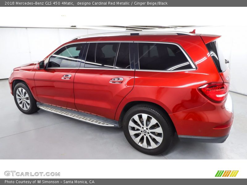 designo Cardinal Red Metallic / Ginger Beige/Black 2018 Mercedes-Benz GLS 450 4Matic