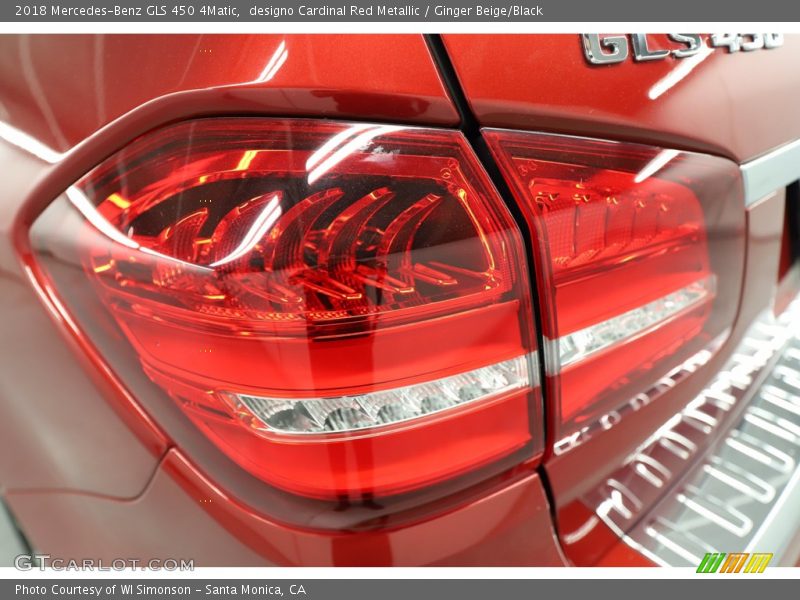 designo Cardinal Red Metallic / Ginger Beige/Black 2018 Mercedes-Benz GLS 450 4Matic