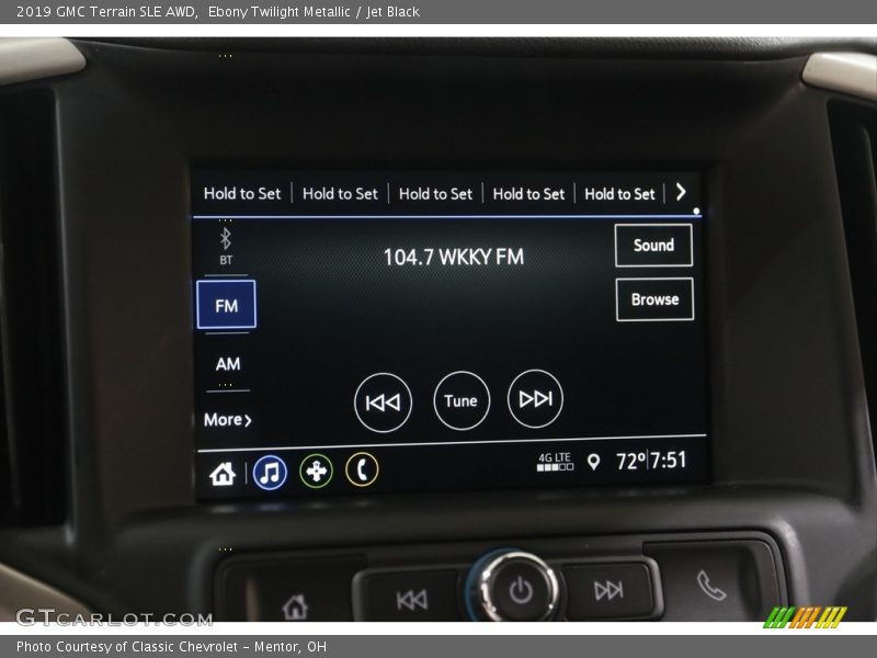 Ebony Twilight Metallic / Jet Black 2019 GMC Terrain SLE AWD