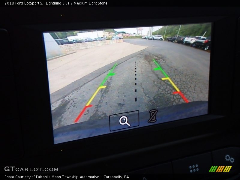 Lightning Blue / Medium Light Stone 2018 Ford EcoSport S