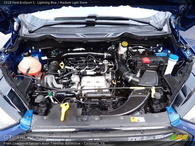  2018 EcoSport S Engine - 1.0 Liter DI EcoBoost Turbocharged DOHC 12-Valve Ti-VCT 3 Cylinder