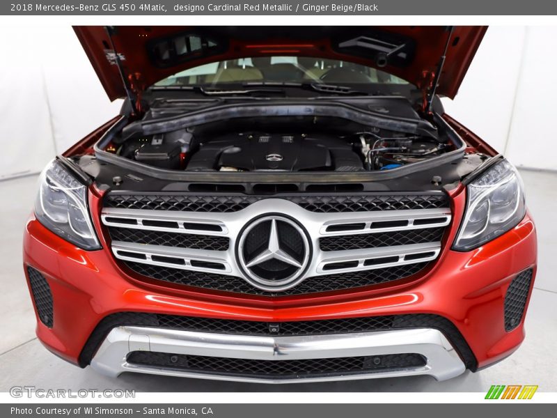 designo Cardinal Red Metallic / Ginger Beige/Black 2018 Mercedes-Benz GLS 450 4Matic