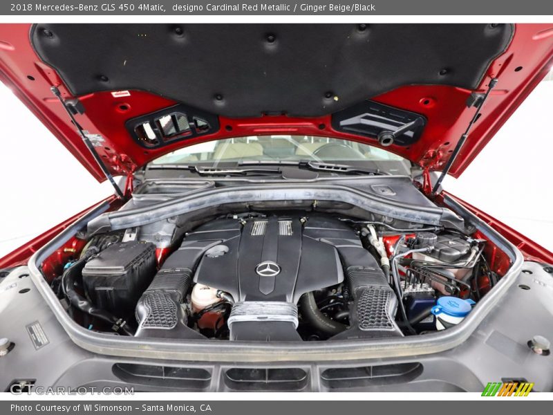 designo Cardinal Red Metallic / Ginger Beige/Black 2018 Mercedes-Benz GLS 450 4Matic