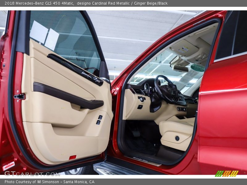 designo Cardinal Red Metallic / Ginger Beige/Black 2018 Mercedes-Benz GLS 450 4Matic
