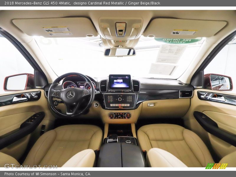 Ginger Beige/Black Interior - 2018 GLS 450 4Matic 