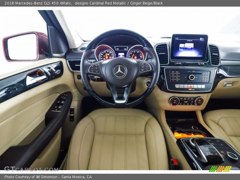 Dashboard of 2018 GLS 450 4Matic