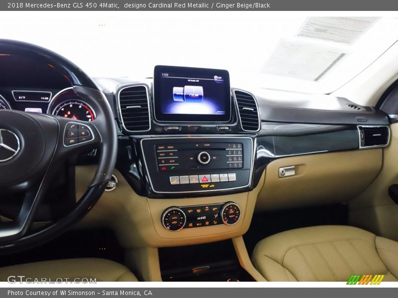 designo Cardinal Red Metallic / Ginger Beige/Black 2018 Mercedes-Benz GLS 450 4Matic