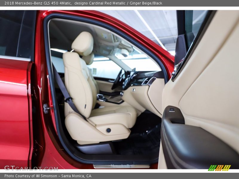 designo Cardinal Red Metallic / Ginger Beige/Black 2018 Mercedes-Benz GLS 450 4Matic