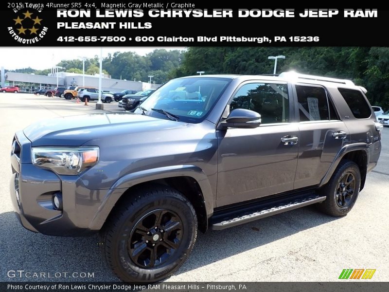 Magnetic Gray Metallic / Graphite 2015 Toyota 4Runner SR5 4x4