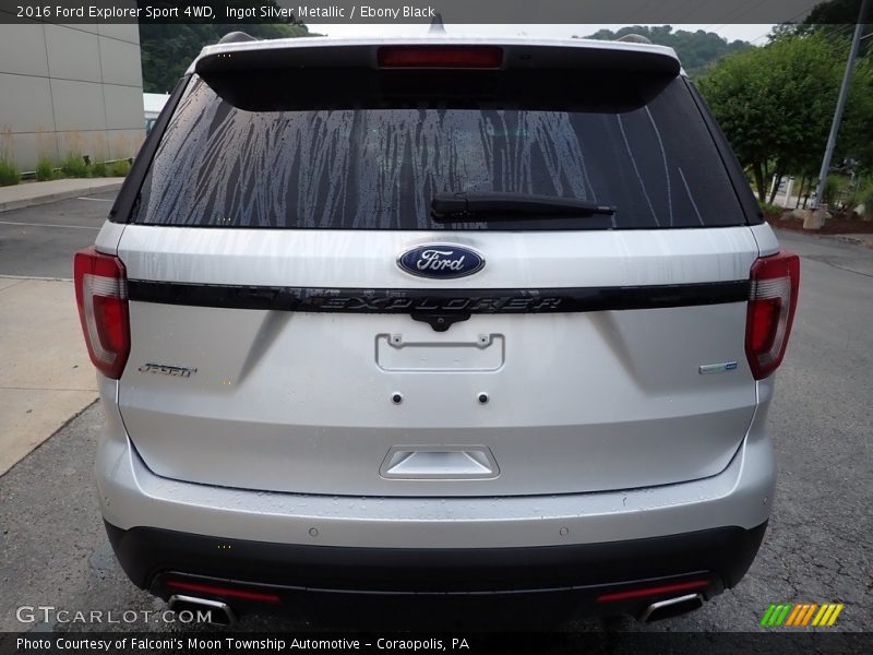 Ingot Silver Metallic / Ebony Black 2016 Ford Explorer Sport 4WD