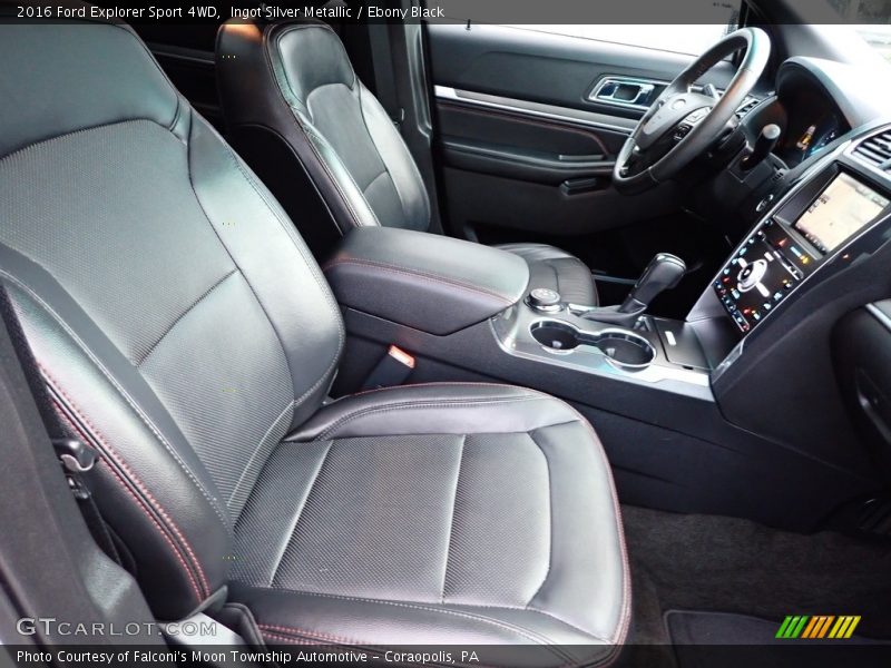Ingot Silver Metallic / Ebony Black 2016 Ford Explorer Sport 4WD