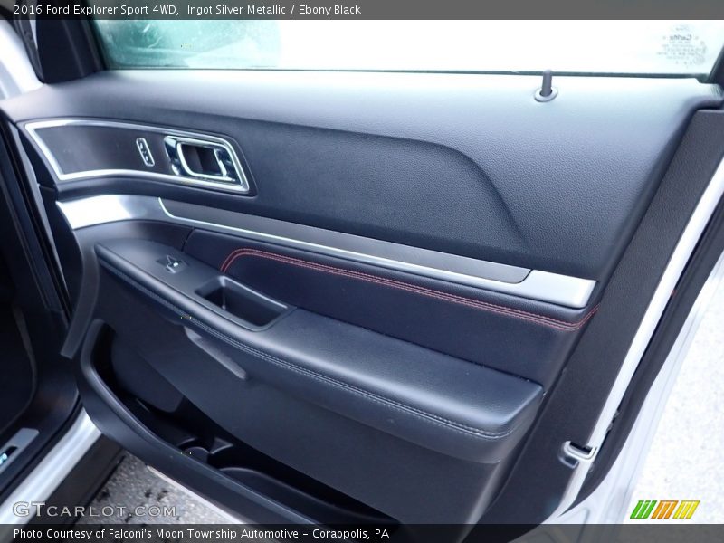 Ingot Silver Metallic / Ebony Black 2016 Ford Explorer Sport 4WD