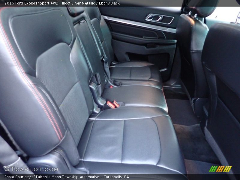 Ingot Silver Metallic / Ebony Black 2016 Ford Explorer Sport 4WD