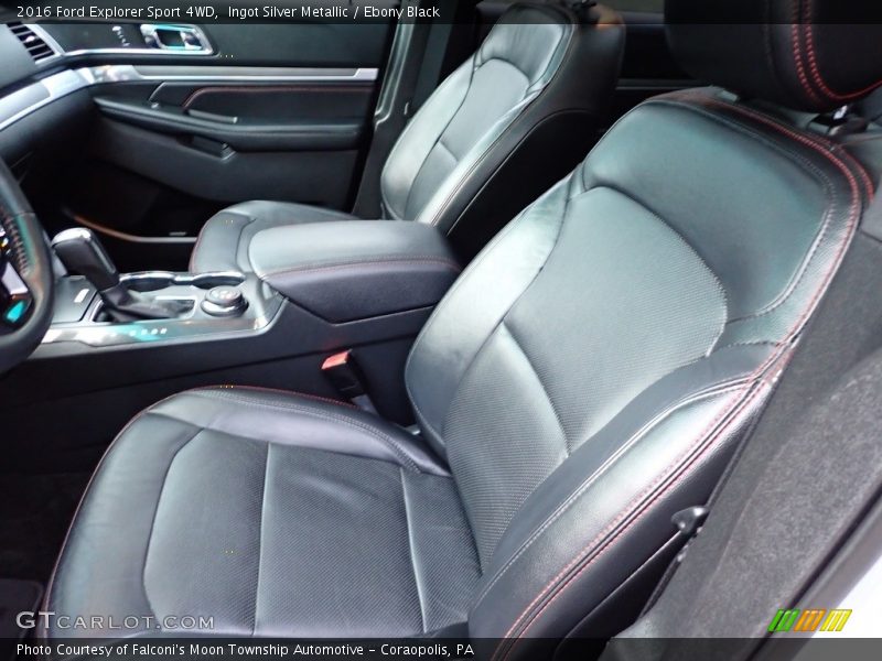 Ingot Silver Metallic / Ebony Black 2016 Ford Explorer Sport 4WD