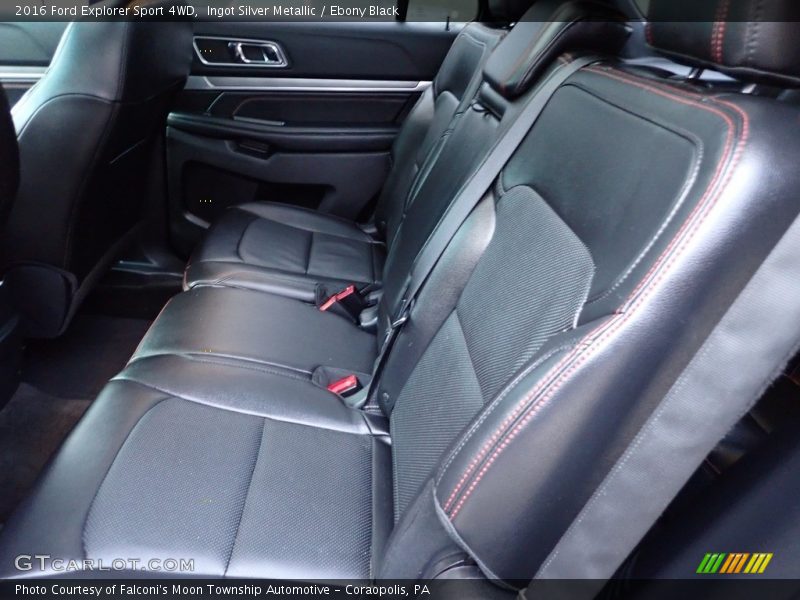 Ingot Silver Metallic / Ebony Black 2016 Ford Explorer Sport 4WD