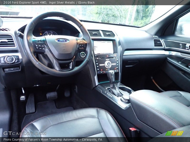 Ingot Silver Metallic / Ebony Black 2016 Ford Explorer Sport 4WD